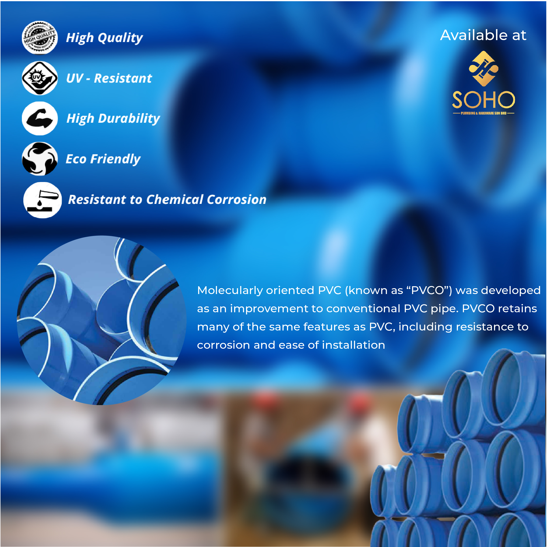 Pipe PVCO